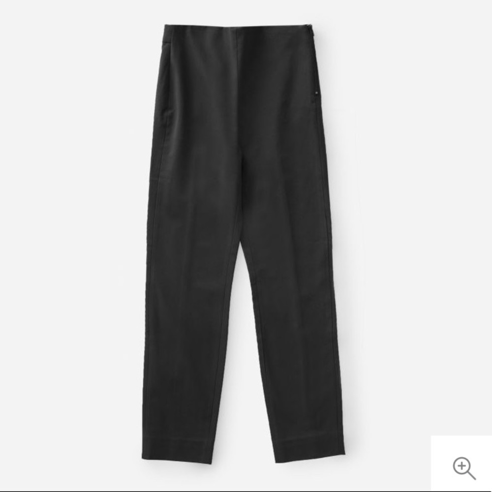 Everlane Side ZIP Work Pants in Black